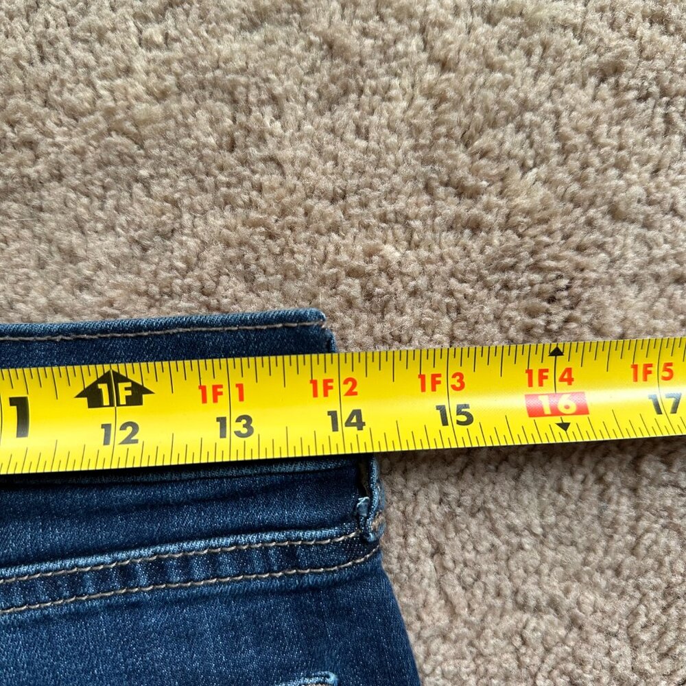 Banana Republic Jeans Womens 4 27x28 Mid Rise Skinny Fit Blue Denim - Picture 7 of 13